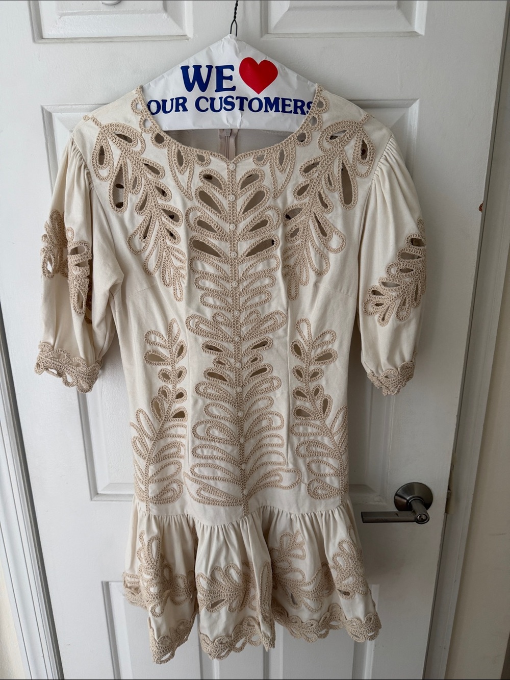 Maje Rosaro Cut-Out Flared Mini Dress - Picture 5 of 6